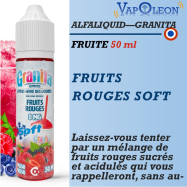 Alfaliquid - Granita - FRUITS ROUGES SOFT - 50ml