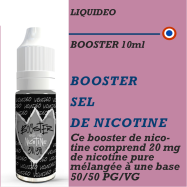 Liquideo - BOOSTER SEL de NICOTINE 50 PG 50 VG en 20mg/ml - 10ml