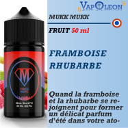 Mukk Mukk - FRAMBOISE RHUBARBE - 50ml