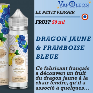 Le Petit Verger - DRAGON JAUNE & FRAMBOISE BLEUE - 50ml Le Petit Verger - DRAGON JAUNE & FRAMBOISE BLEUE - 50ml