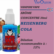 VAMPIRE VAPE - ARÔME HEISENBERG COLA - 30 ml