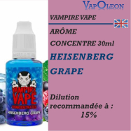 VAMPIRE VAPE - ARÔME HEISENBERG GRAPE - 30 ml
