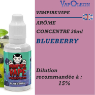 VAMPIRE VAPE - ARÔME BLUEBERRY - 30 ml