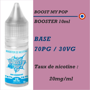 Boost my Pop - BOOSTER 70 PG 30 VG en 20mg/ml - 10ml