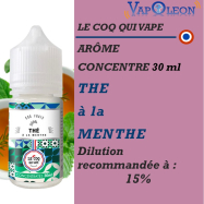 Le Coq qui Vape - ARÔME THE A LA MENTHE- 30 ml