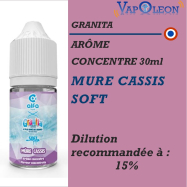 ALFALIQUID - GRANITA - AROME MURE CASSIS SOFT - 30ml
