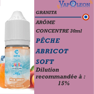 ALFALIQUID - GRANITA - AROME PÊCHE ABRICOT SOFT - 30ml
