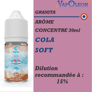 ALFALIQUID - GRANITA - AROME COLA SOFT - 30ml