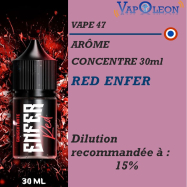 VAPE 47 - AROME RED ENFER - 30ml