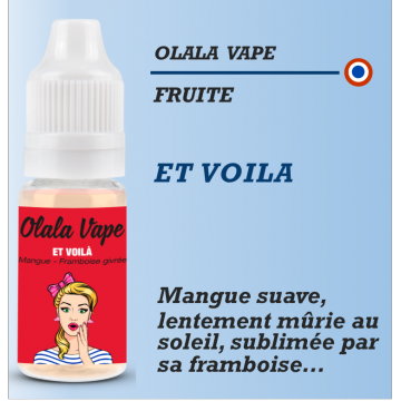 Olala vape - ET VOILA - 10ml - DDM Olala vape - ET VOILA - 10ml - DDM
